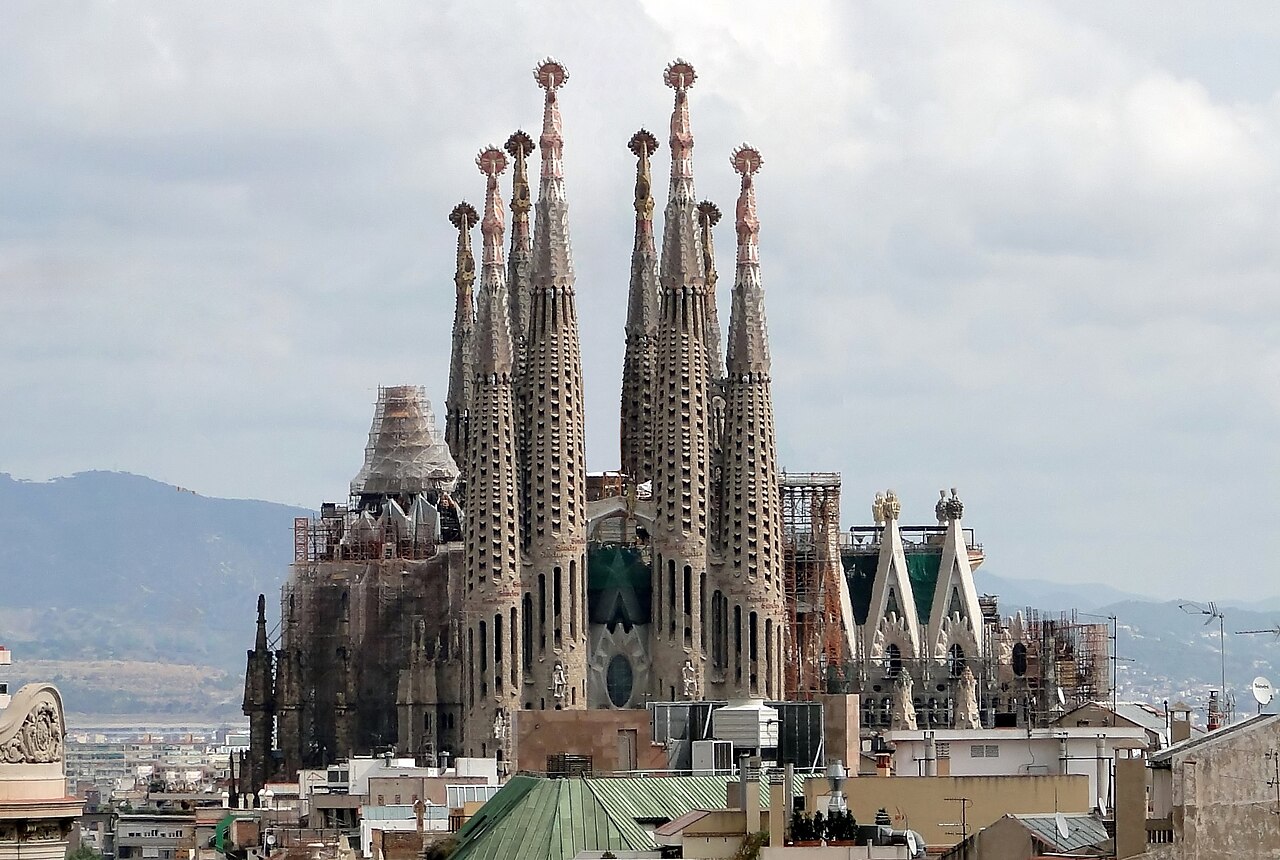 Glory façade still evolving with unfinished stone and works